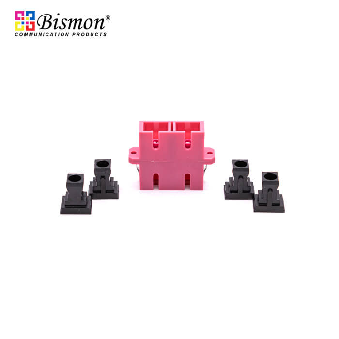 SC Adapter Duplex Multi-mode OM4 Speed 10GB, Magenta color